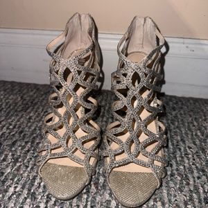 I.N.C silver sparkly heels